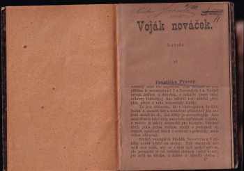 František Pravda: Voják Nováček