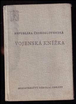Vojenská knížka - Republika Československá  - Zdeněk Frantál