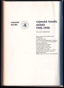 Václav Němeček: Vojenská letadla