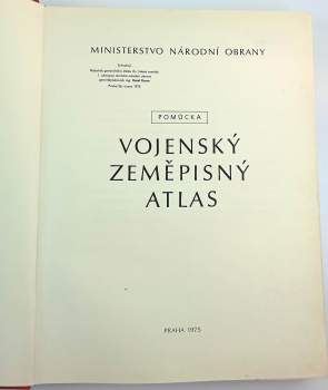 Vladimír Vahala: Vojenský zeměpisný atlas