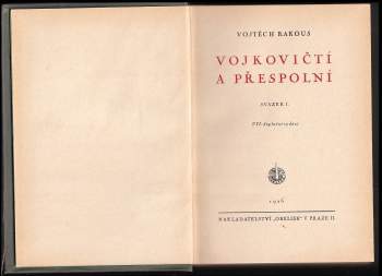 Vojtěch Rakous: Vojkovičtí a přespolní