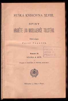 Lev Nikolajevič Tolstoj: Vojna a mír