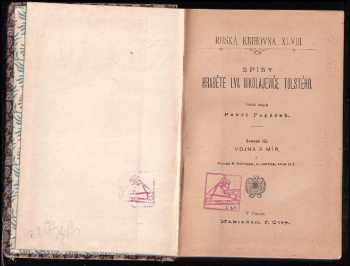 Lev Nikolajevič Tolstoj: Vojna a mír