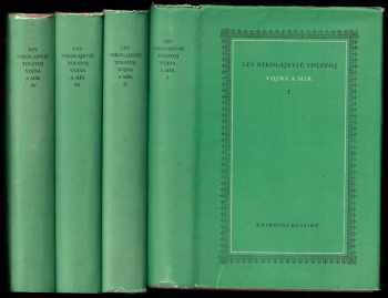 Vojna a mír I - IV KOMPLET - Lev Nikolajevič Tolstoj (1959, Státní nakladatelství krásné literatury, hudby a umění) - ID: 1669085