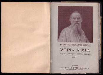 Lev Nikolajevič Tolstoj: Vojna a mír
