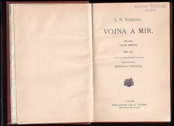 Lev Nikolajevič Tolstoj: Vojna a mír