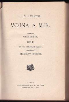 Lev Nikolajevič Tolstoj: Vojna a mír