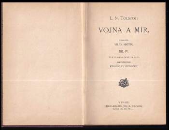 Lev Nikolajevič Tolstoj: Vojna a mír