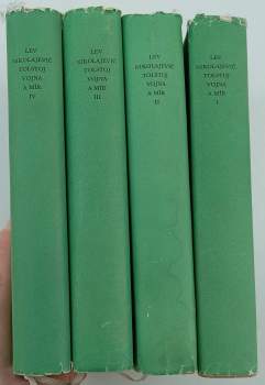 Lev Nikolajevič Tolstoj: Vojna a mír I - IV KOMPLET