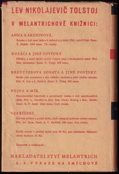 Lev Nikolajevič Tolstoj: Vojna a mír