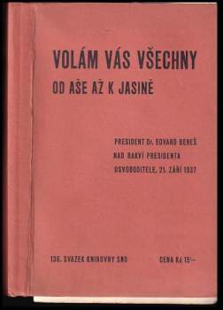 Volám vás všechny od Aše až k Jasině