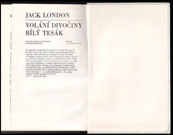 Jack London: Volání divočiny ; Bílý tesák