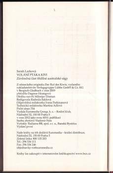 Sarah Lark: Volání ptáka kivi