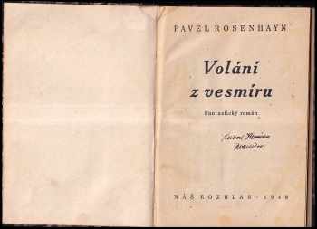 Paul Rosenhayn: Volání z vesmíru