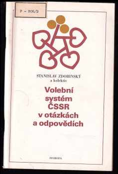 Volební systém ČSSR v otázkách a odpovědích
