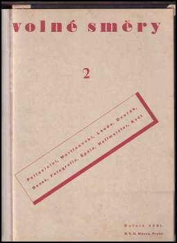 Jindřich Štyrský: Volné směry - Ročník XXXI. - 1934 - 35