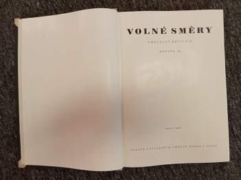 Zdeněk Sklenář: Volné směry - KONVOLUT ROČNÍKŮ Z LET 1905 - 1948