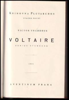 Victor Thaddeus: Voltaire