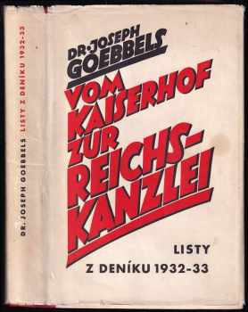 Joseph Goebbels: Vom Kaiserhof zur Reichskanzlei