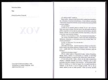 Nicholson Baker: Vox
