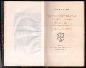 Laurence Sterne: Voyage sentimental en France et en Italie