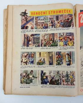 Karel Bureš: Vpřed - ročník 5. - 1949/50 - čísla 1 - 48 - ILUSTRACE ZDENĚK BURIAN