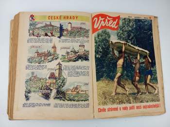 Karel Bureš: Vpřed - ročník 5. - 1949/50 - čísla 1 - 48 - ILUSTRACE ZDENĚK BURIAN