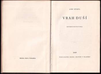 Jiří Štefl: Vrah duší