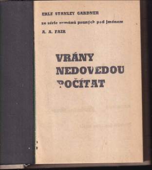Erle Stanley Gardner: Vrány nedovedou počítat