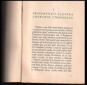 Thomas De Quincey: Vražda jako krásné umění
