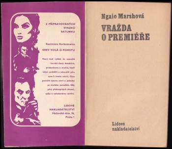 Ngaio Marsh: Vražda o premiéře
