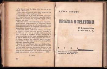 Léon Groc: Vražda u telefonu + v zemi příšer