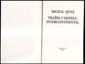 Michal Ajvaz: Vražda v hotelu Intercontinental