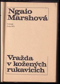 Ngaio Marsh: Vražda v kožených rukavicích