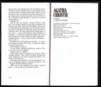 Agatha Christie: Vražda v Orient-expresu