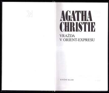 Agatha Christie: Vražda v Orient-expresu