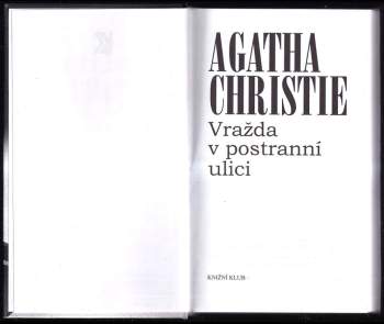Vražda v postranní ulici