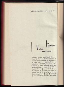 Josef Škvorecký: Vražda v zastoupení
