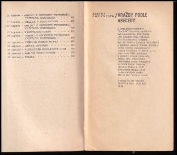 Agatha Christie: Vraždy podle abecedy
