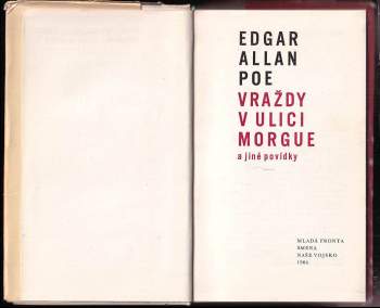 Edgar Allan Poe: Vraždy v ulici Morgue a jiné povídky