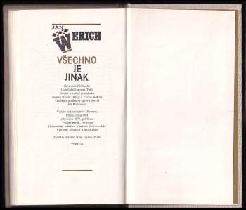 Jan Werich: Všechno je jinak