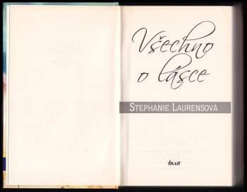 Stephanie Laurens: Všechno o lásce
