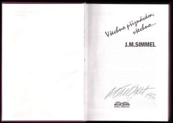 Johannes Mario Simmel: Všechno přiznávám, všechno