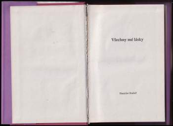 Stanislav Rudolf: Všechny mé lásky