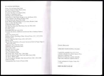 Charles Bukowski: Všechny řitě světa i ta má