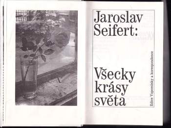 Jaroslav Seifert: Všecky krásy světa