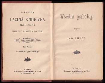 Jan Antoš: Všední příběhy