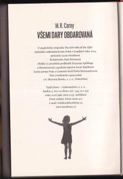 M. R Carey: Všemi dary obdarovaná