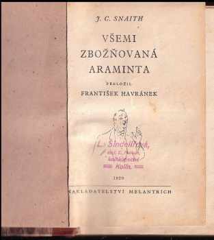 John Collis Snaith: Všemi zbožňovaná Araminta