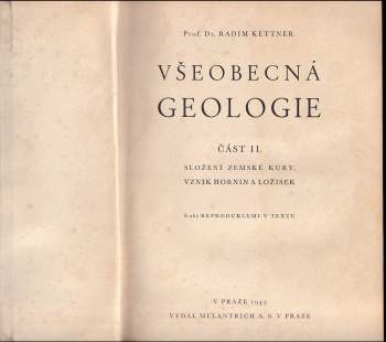 Radim Kettner: Všeobecná geologie